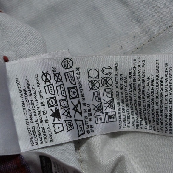 Levi's‎ 36 x 10" Red 36382 Flat Front Chino Shorts - Picture 4 of 7